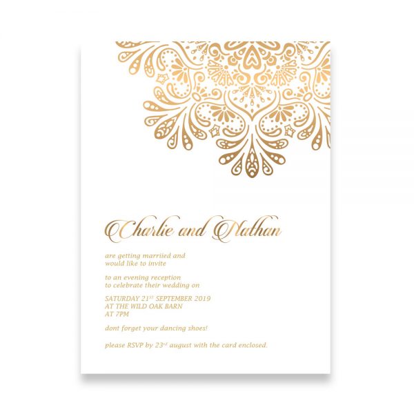 Ethnic Illustrated – Wedding Invitation | Vinas Ready Made Design